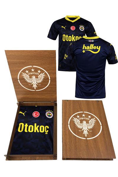 Fenerbahçe PumaFenerbahçe 2023/2024 Navy Blue Jersey Jr Gift Wooden Box