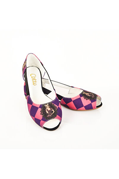 Cotto Shoes Кольорова лляна жіноча сорочка з принтом Babet