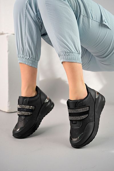 Aleza Shoes Tenis de damă cu toc pană