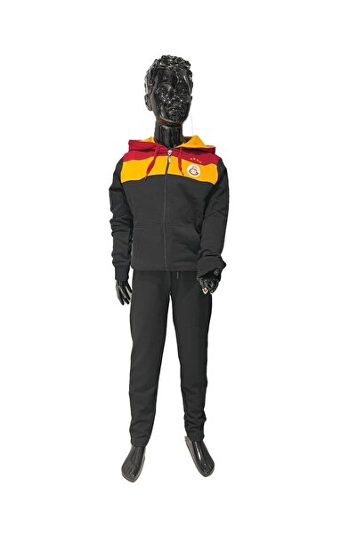 Galatasaray Kapüşonlu Çocuk Eşofman Takımı