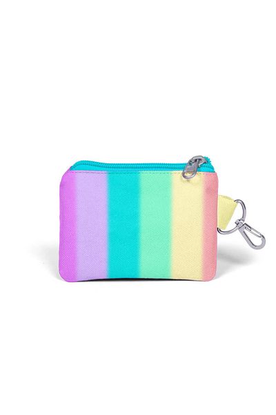 Coral High Colorful Striped Coin Purse 21899