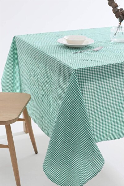 Pazar Kapısı Βαμβακερό τραπεζομάντιλο Gingham - 170x170