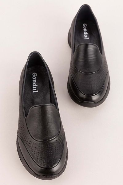 Gondol Pantofi de damă din piele naturală cu talpă ușoară clasici casual At.4218