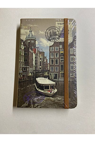 Ekru LASTİKLİ DEFTER