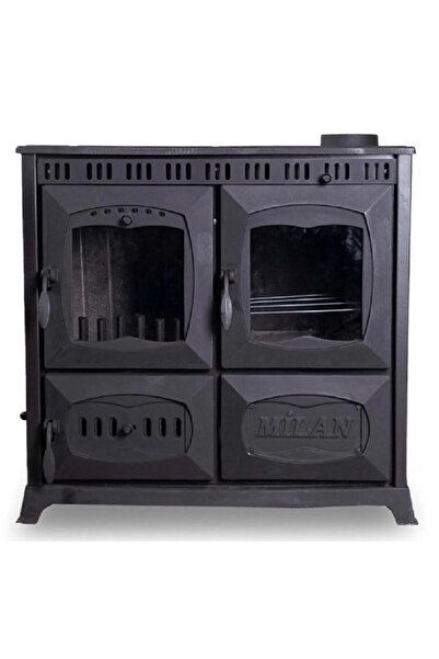 Volkan Milan Fırınlı Döküm Soba Şömine