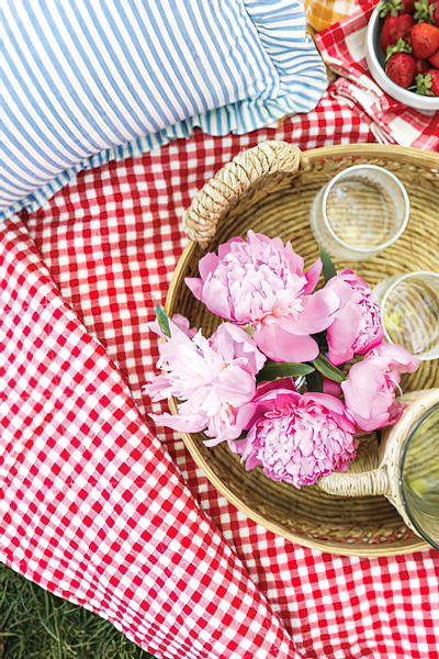 Pazar Kapısı Gingham Tablecloth Cotton 170x170