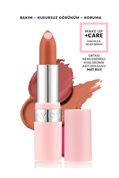AVON Hydramatic Mat Ruj Honey 2'li + Lovider Cep Aynası Hediye