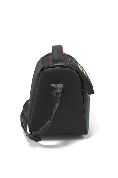 Coral High Gamer Patterned Black Gray Thermo Lunchbox - 11780