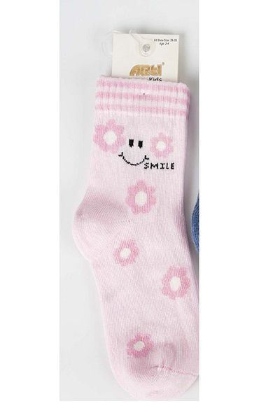 Artı Smiley Girl Socket Children's Socks