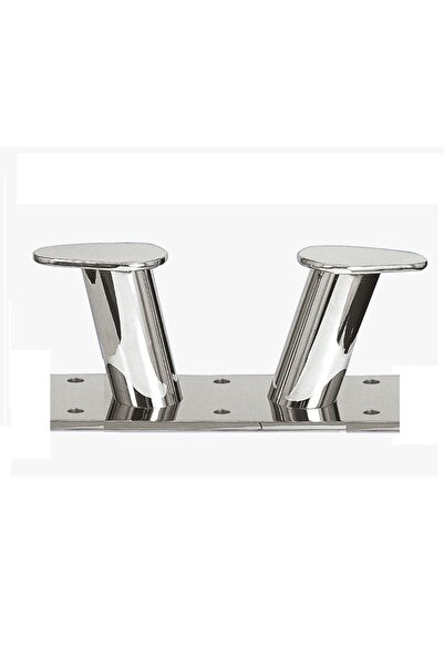 Deniz Marine Tekne İskele Baba. 45X170X50mm. Çiftli V Model. Krom 25mm