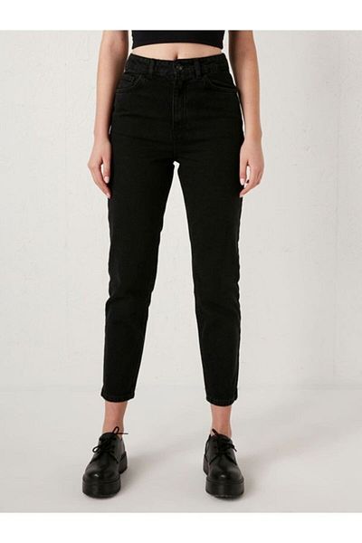 Geppetto Leo Penelope Blugi Mom Jeans Blugi-negri