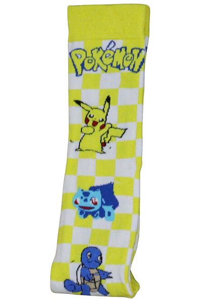 Fuddy Moda Pokemon Pikachu Balbasaur Squirtle шарени цветни чорапи