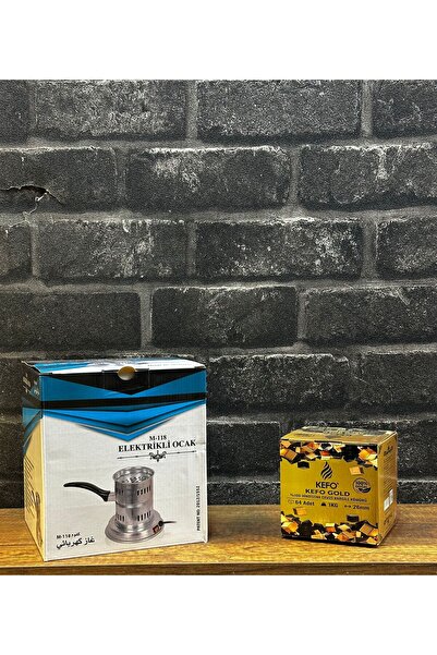 DR KARAM HOOKAH Yeni Elektrikli Ocak Ve 1 kg Kefo Gold Kömür