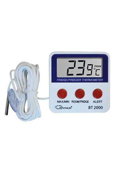 Loyka BT-2000 Mıknatıslı ve Alarmlı Buzdolabı Termometresi