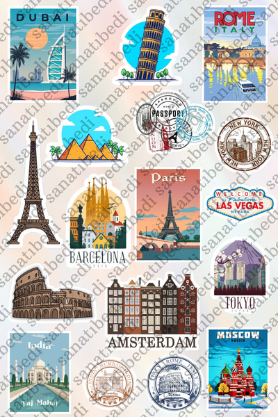 sanatıbedi Set de autocolante pentru notebook-uri pentru laptop, tabletă, tel...