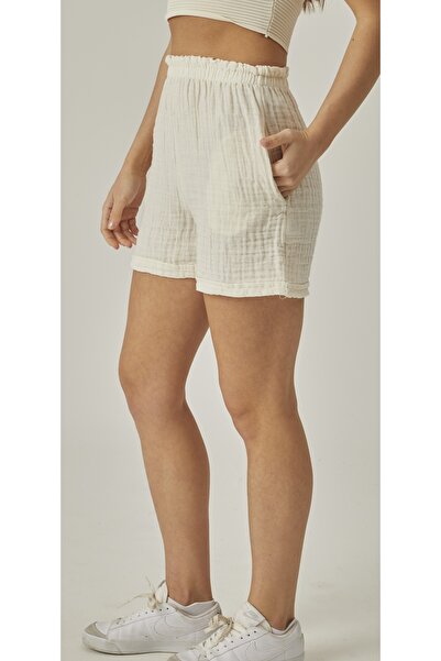 MUTİR МУСЛІН З ВИСОКОЮ ТАЛІЄЮ КИШЕНІ ПОДВІЙНІ ЖІНОЧІ ТРУСИКИ