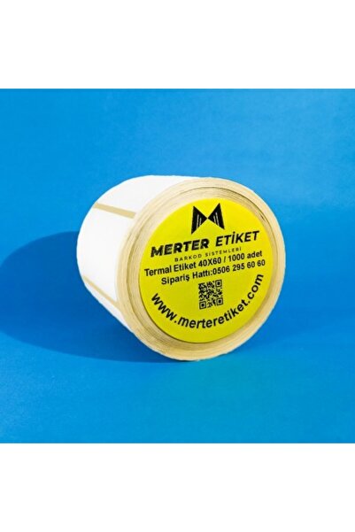 merter etiket TERMAL ETİKET (40x60 mm - 1000 ADET)