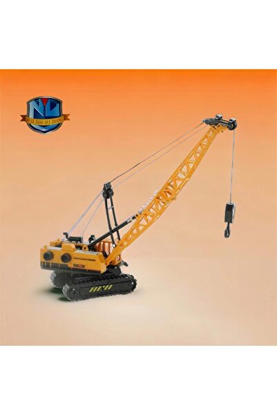 Shem Metal Kule Vinç 1:55 ölçek İnşaat Makinası iş İpli Sarılır Makaralı Pale...