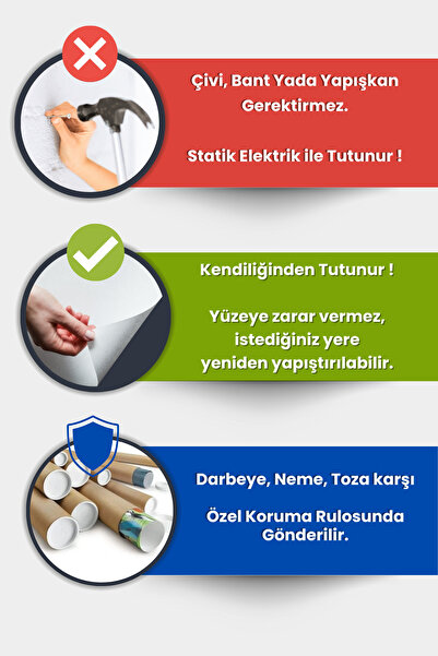 Pi Papers Renkli Kedi Posteri, Premium Baskı Poster, Statik Akıllı Kağıt, Kedili Poster (Yapay Zeka Tasarım)