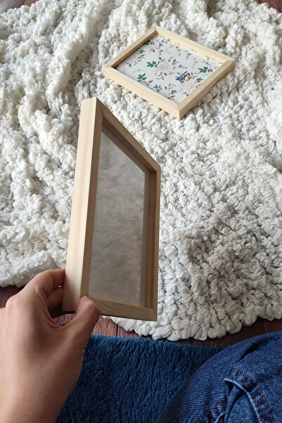 Wooden Factory Original, Channeled, Replaceable Wooden Frame, One Piece Blank Frame (with Front protection), 16X20 CM