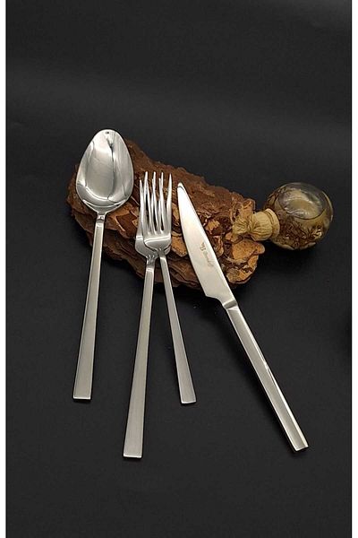 BRONDOFF Stayle Steel 24 Piece Fork Spoon Knife Set