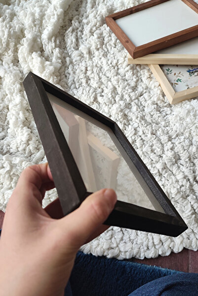 Wooden Factory Original, Channeled, Replaceable Wooden Frame, One Piece Blank Frame (with Front protection), 16X20 CM