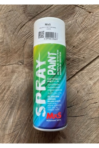 Ms 400ML CEVİZ RENK SPREY BOYA YÜKSEK KALİTE AHŞAP METAL BOYASI