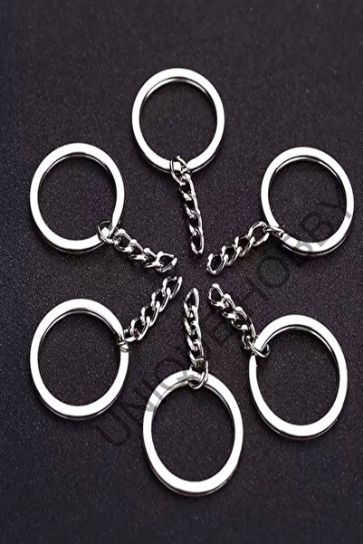 uniquehobby 50 قطعة من حلقات سلسلة المفاتيح