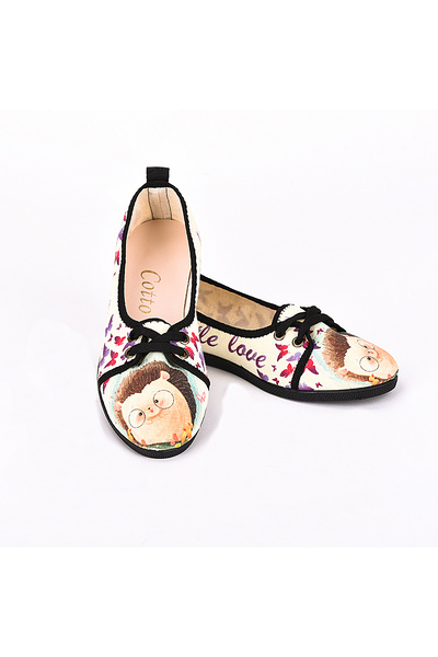 Cotto Shoes Štampano Šarene Lan Žene Baletanke