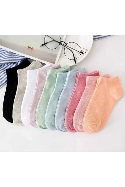 ASGÜL SOCKS дамски екстра меки памучни ботуши комплект чорапи 8 чифта
