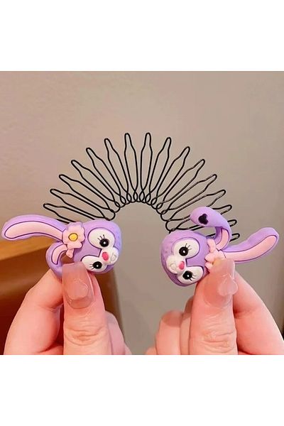 Efna Store Cartoon Character Broken Hair Hairpin, Hair-Proof Secret Spring Children's Hairpin