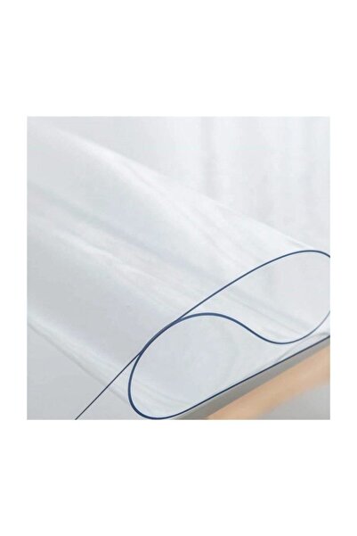 ERKSOLHOME Şeffaf 1,4 Mm 80 Cm X 140 Cm Kalın Pvc Kaymaz Masa Örtüsü Koruyucu