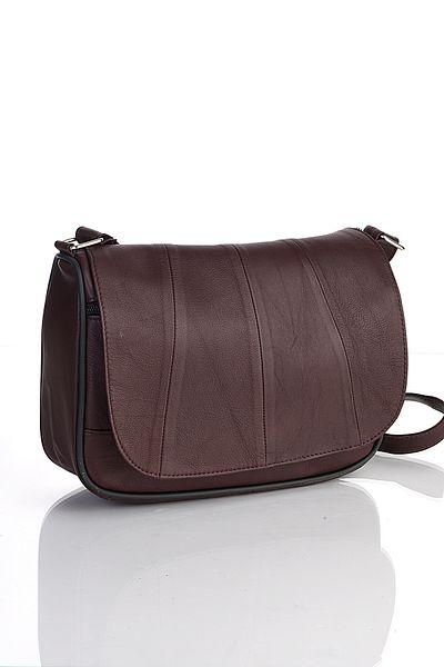 fubileather Genuine Leather Multi-Pocket Daily Messenger Bag