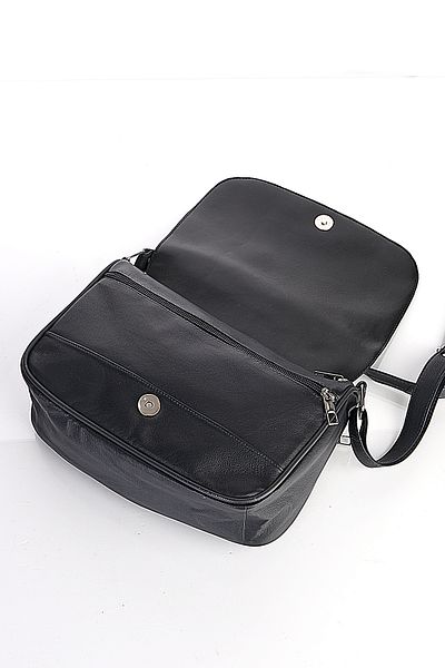 fubileather Geantă zilnică cu mai multe buzunare din piele naturală