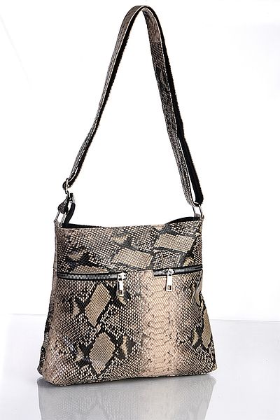 fubileather Geantă de umăr din piele naturală Naser și geantă crossbody cu curea reglabilă
