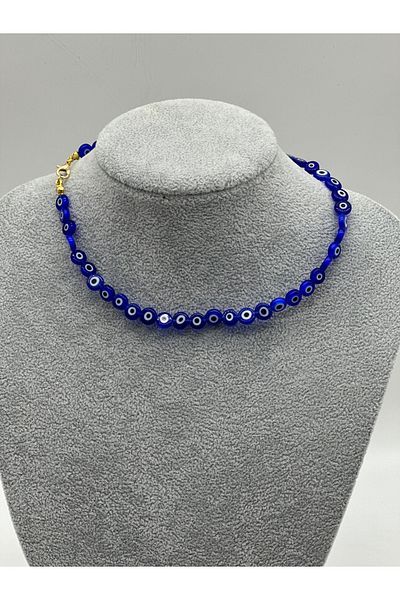 Hobimos Bodrum Glass Bead Necklace