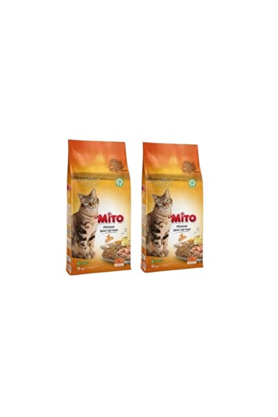 Mito La Mito Adult cat Tavuklu Kedi Maması 1kg×2adet