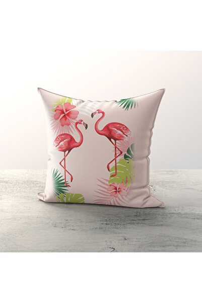 Talia Home Husă de pernă decorată cu flamingo pentru cameră pentru copii, pachet de 3 TLAKR-251