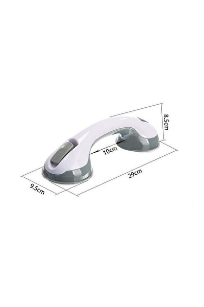 OZCMAX Düşme Ve Kayma Önleyici Banyo Tuvalet Vantuzlu Kilitli Tutacak (606)