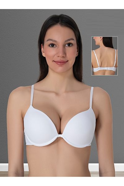 by İGP Λευκό Ultra Full Padding Υποστηριζόμενο Μαγικό Σουτιέν με μεγάλη εμφάνιση