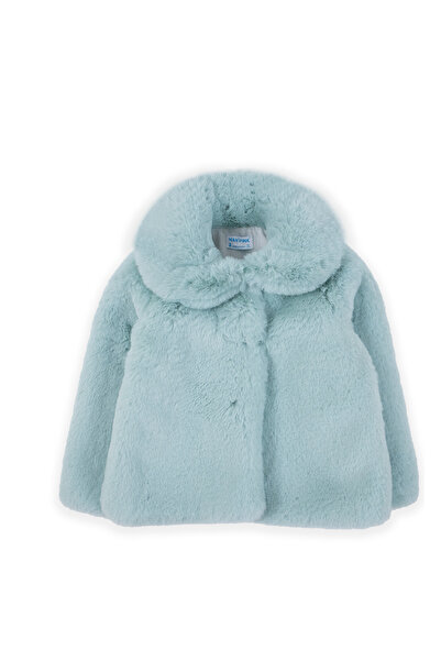 Mavipink Girl's Mint Green Faux Plush Fur