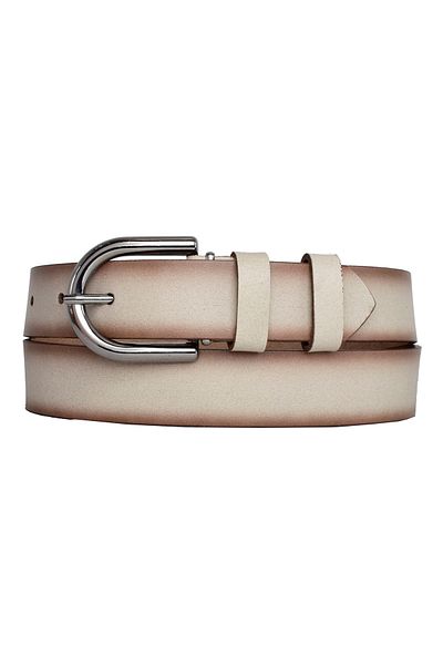 GoDeri 100% Genuine Leather, Nickel Buckle 3 Cm Mink Women's Belt; Dress, Trouser Belt = 3cm-kdn-21