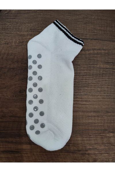 Leement socks 6 ζευγάρια έξι αντιολισθητικές εμπριμέ βαμβακερές κάλτσες ταφάρ με πλέγμα στο επάνω μέρος