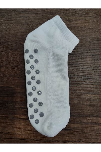 Leement socks 3 чифта нехлъзгащи се щамповани памучни чорапи за табла с мрежеста оплетка в горната част