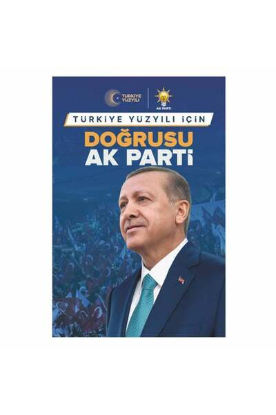 Bayrak Recep Tayyip Erdoğan Kumaş Seçim Posteri 150x225 cm