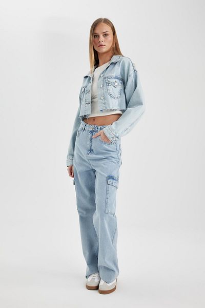 DeFacto Crop Jean Jacket B8288ax24sp
