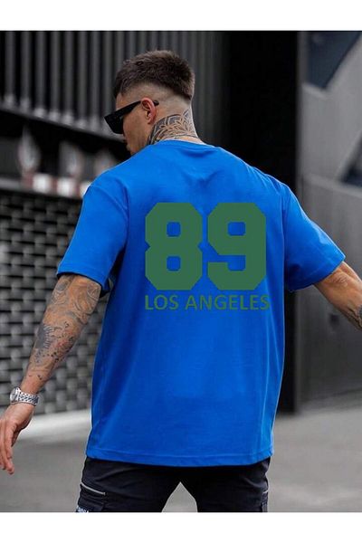 BENROMA 1 προϊόν είναι δώρο για αγορές 6 και άνω Los Angeles Printed Oversize Unisex T-shirt