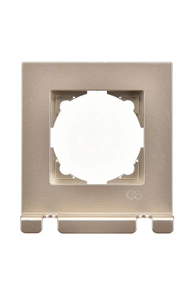 Günsan Eqona Practical Plug Holder Frame, Metallic Beige