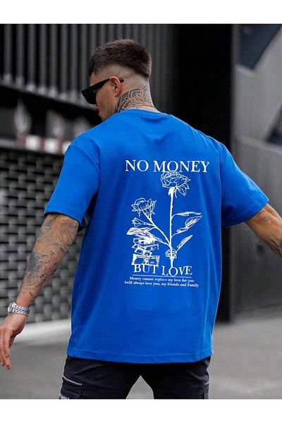 BENROMA 1 προϊόν για αγορές 6 και άνω Δώρο No Money Printed Oversize Unisex T-shirt