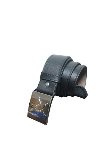 ZEKTON Ανδρική ζώνη ασφαλείας - Μαύρη ζώνη ασφαλείας από συνθετικό δέρμα